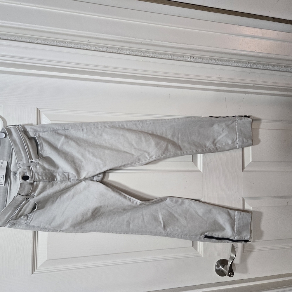 AYR The Zippy Skinny Jeans 27 Gray Ankle Zip Stretch - Picture 7 of 13